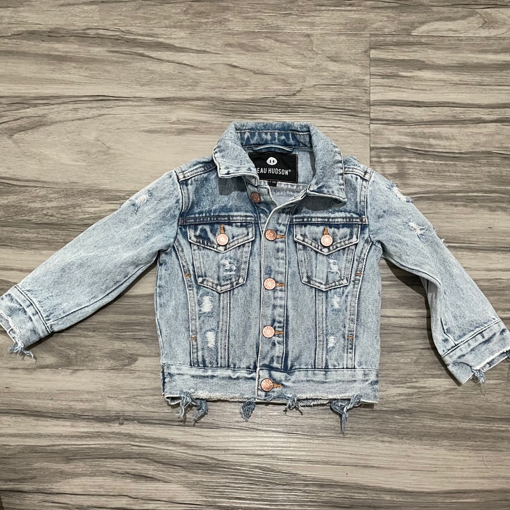 Beau Hudson baby distressed denim jacket